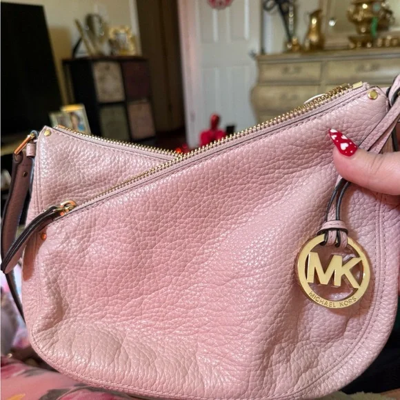 Michael Kors Pink Crossbody Bag - Picture 7 of 14